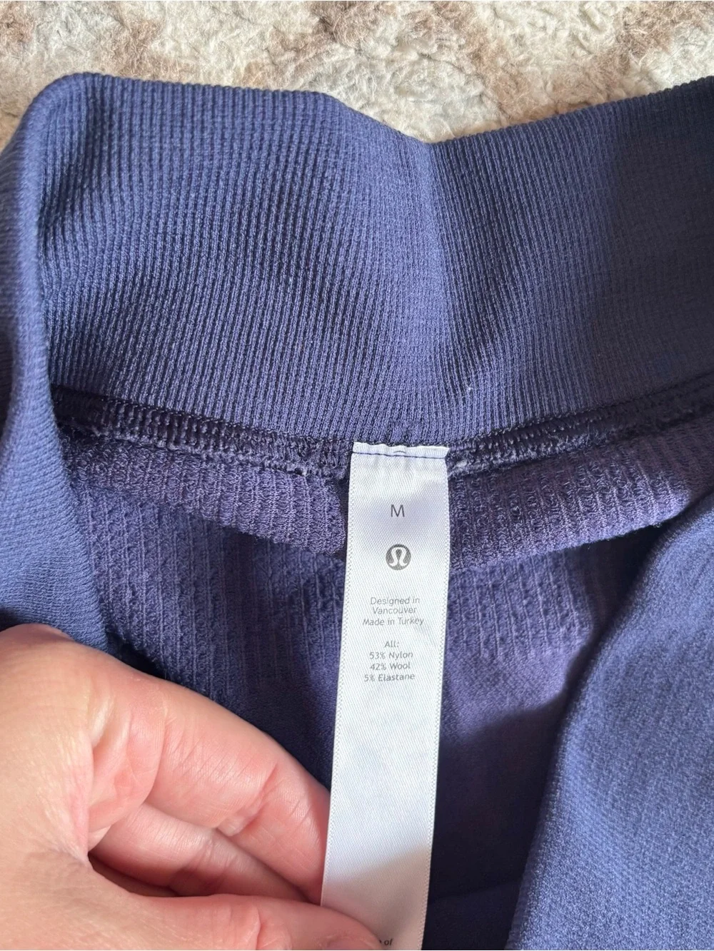 Lululemon Keep the Heat High-Rise Tight Wool Leggings Stretch Cold Weather
